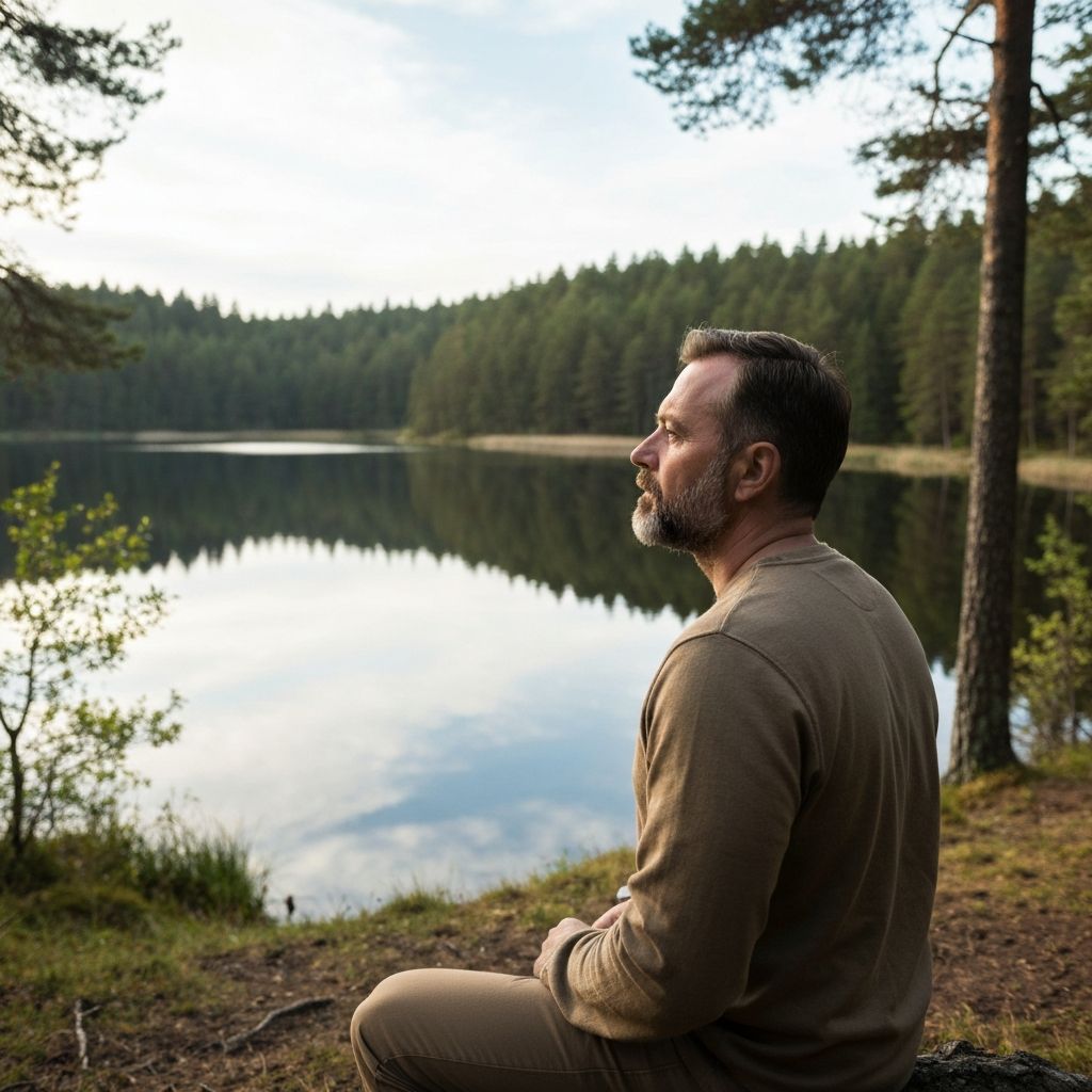 Person reflecting on their emotional journey - therapy and counselling insights